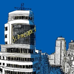 Madrid Schweppes Giclée Print