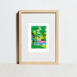 Madrid - Templo de Debod Giclée Print A5