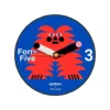 Magic Samu Wall Clock by Marco Oggian