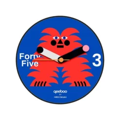 Magic Samu Wall Clock by Marco Oggian