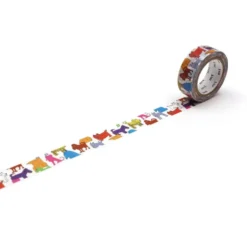 Masking Tape Colorful Dog