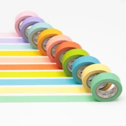 Masking Tape Gift box 10 Pieces Light Color