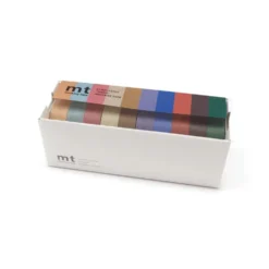 Masking Tape Gift Box 10 Pieces Muted Color