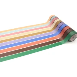 Masking Tape Gift Box 10 Pieces Muted Color