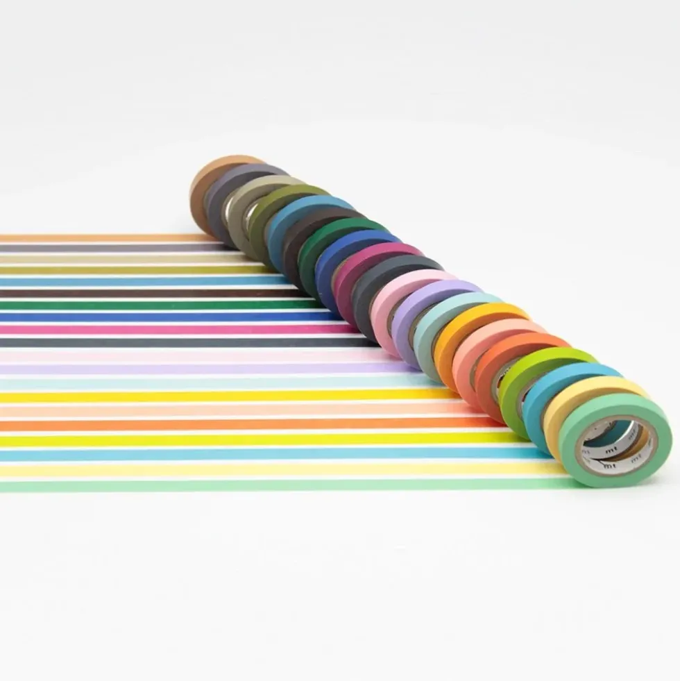 Masking Tape Set 20 Pieces Light / Muted Color
