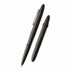 Matte Black Bullet Space Pen Black Clip