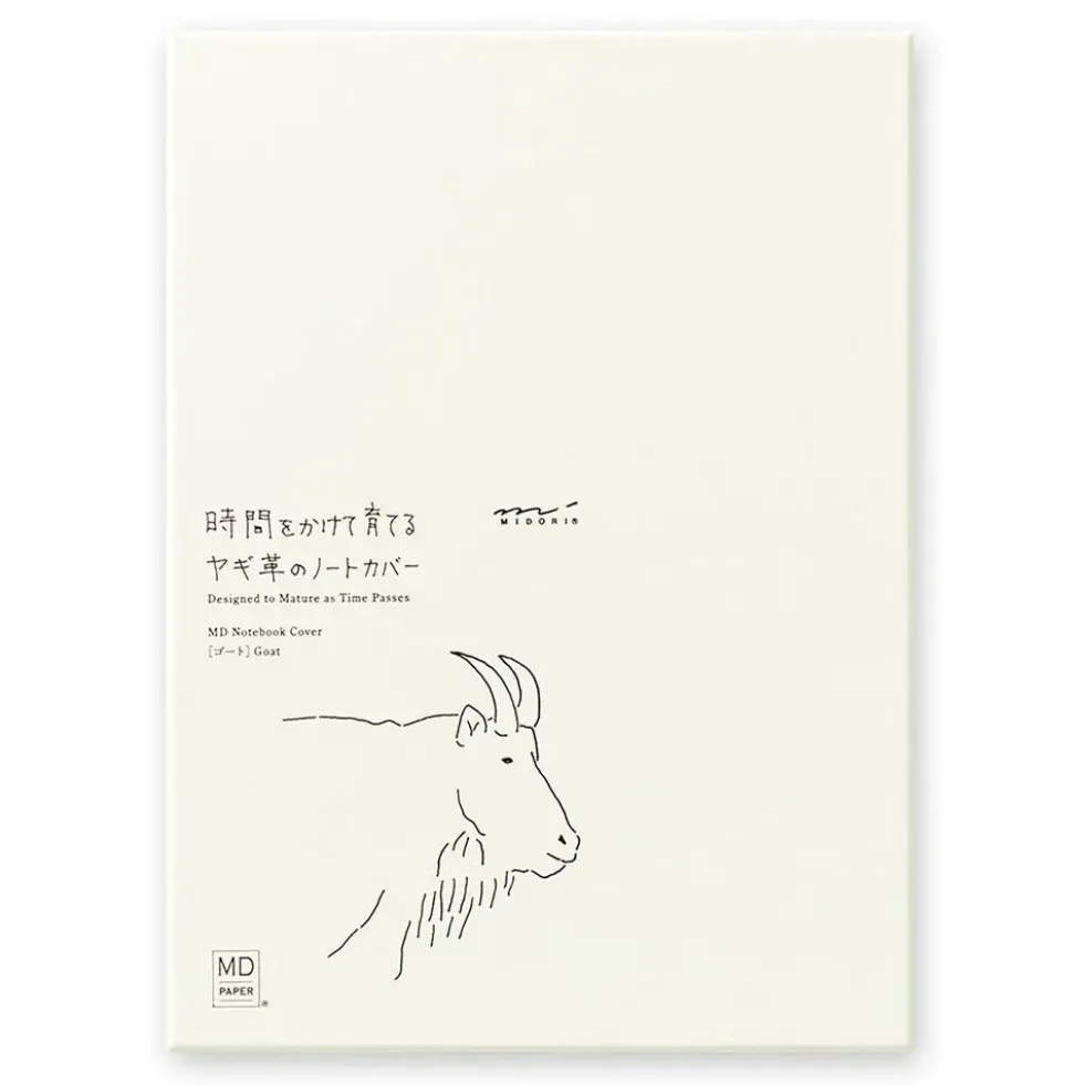 MD Notebook Cover Boxed A5 Goat Leather