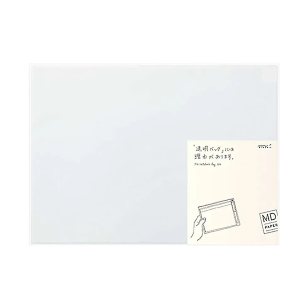 MD Notebook Cover Clear Bag for A4 Variant Horizontal