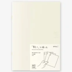 MD Notebook Light A5 Blank (Pack of 3)