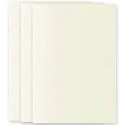 MD Notebook Light A5 Blank (Pack of 3)