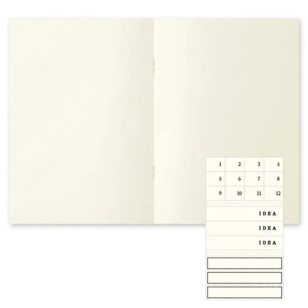 MD Notebook Light A5 Blank (Pack of 3)