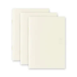 MD Notebook Light A6 Blank (Pack of 3)