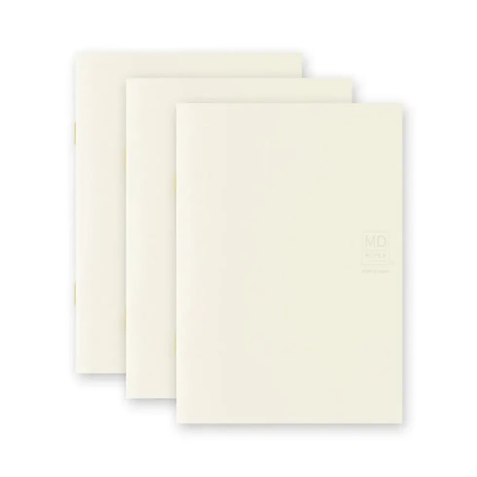 MD Notebook Light A6 Blank (Pack of 3)