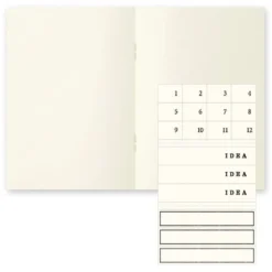 MD Notebook Light A6 Blank (Pack of 3)