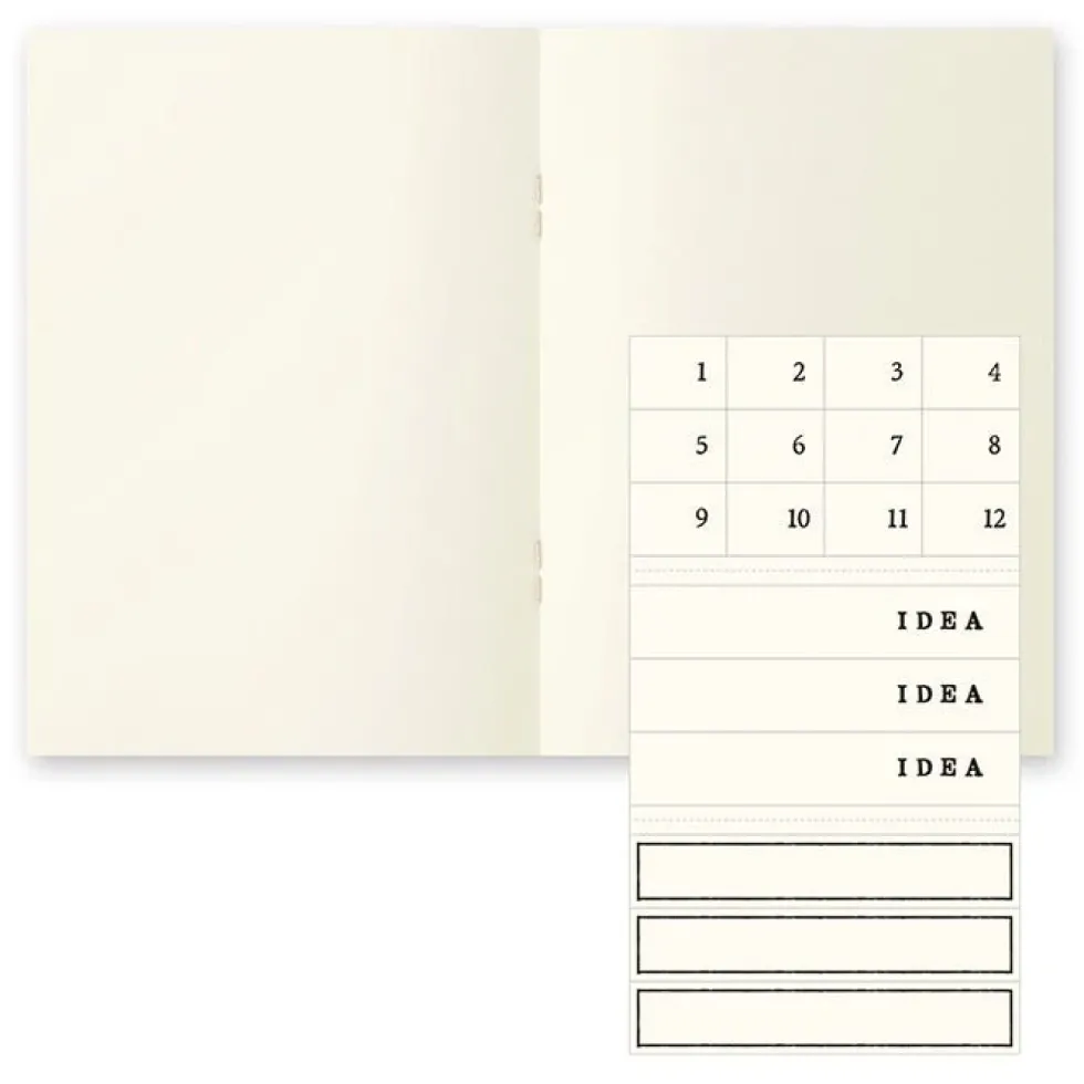 MD Notebook Light A6 Blank (Pack of 3)