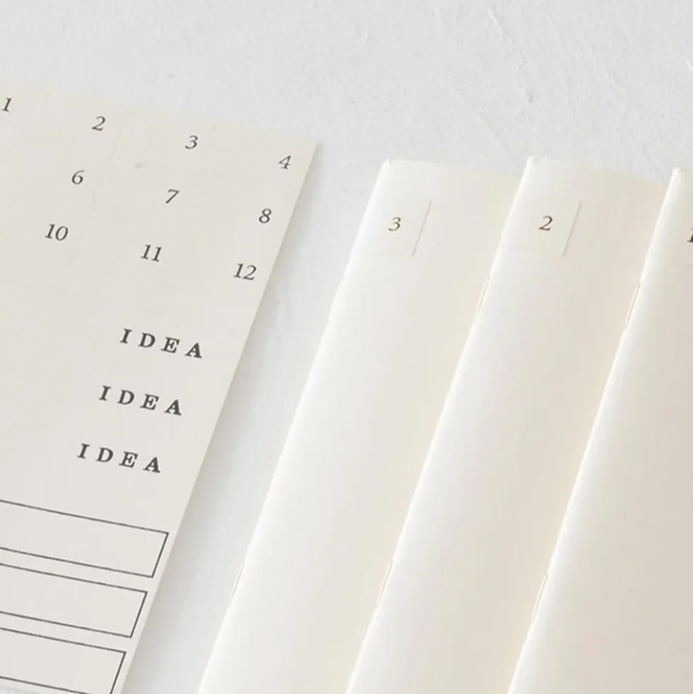 MD Notebook Light A5 Gridded (set of 3)
