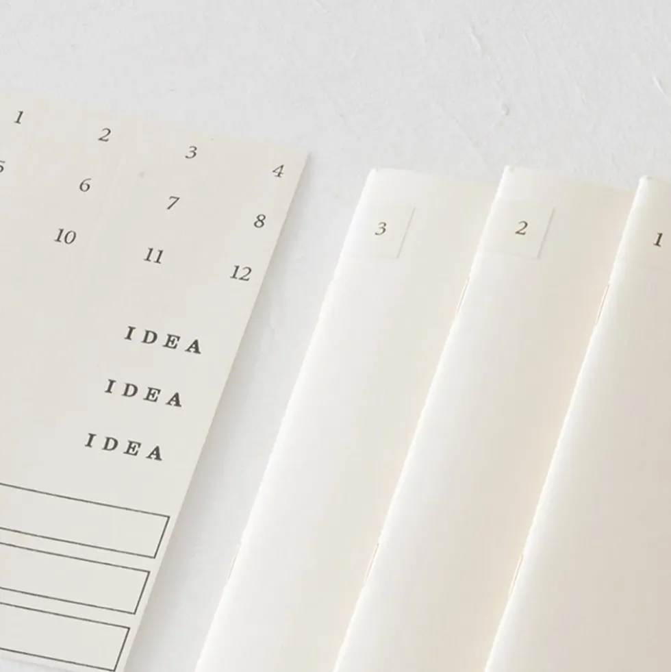 MD Notebook Light A5 Lined (set of 3)
