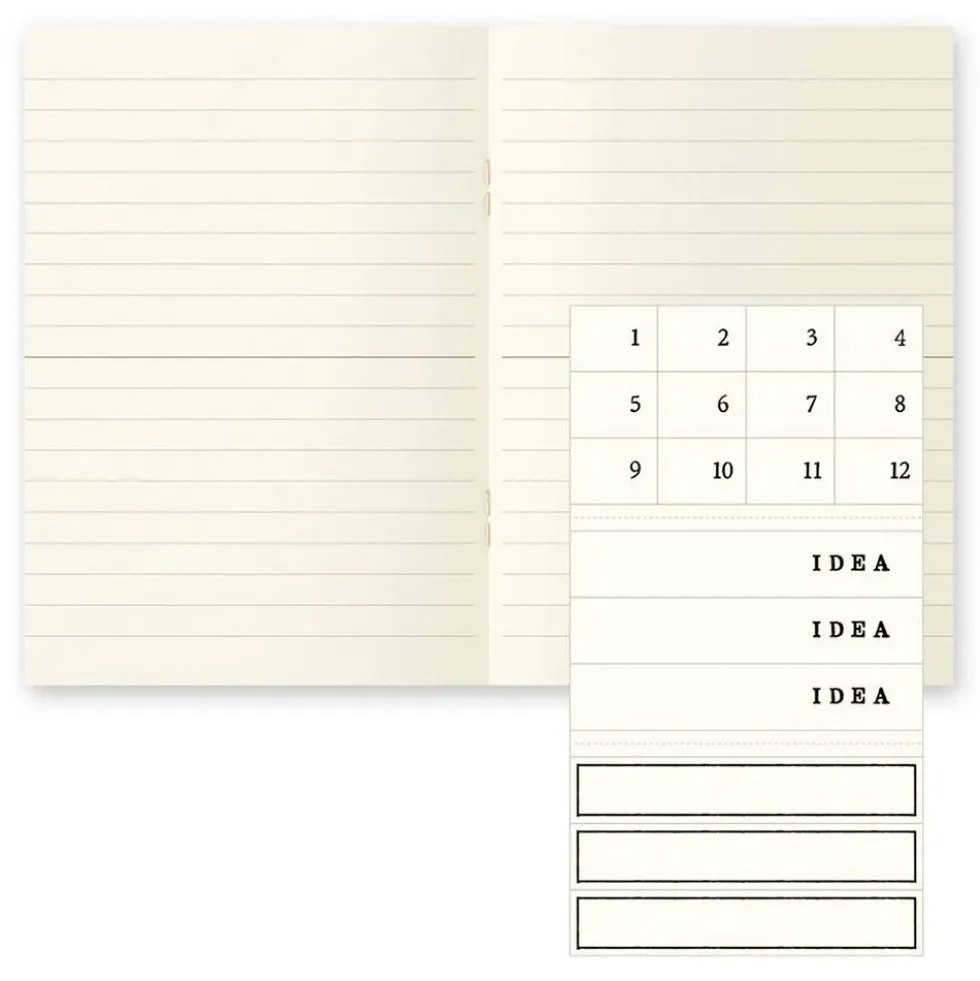 MD Notebook Light A6 (set of 3)