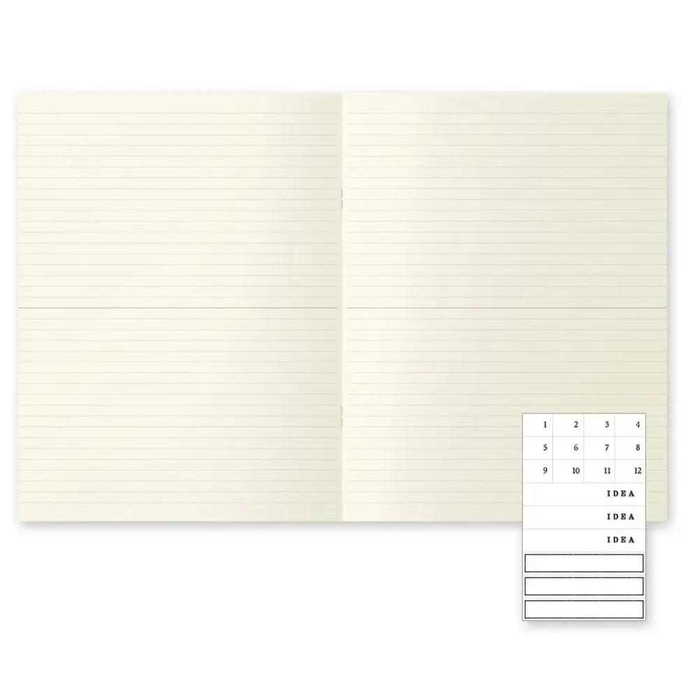 MD Notebook Light A4 Variant Lined (Pack of 3)