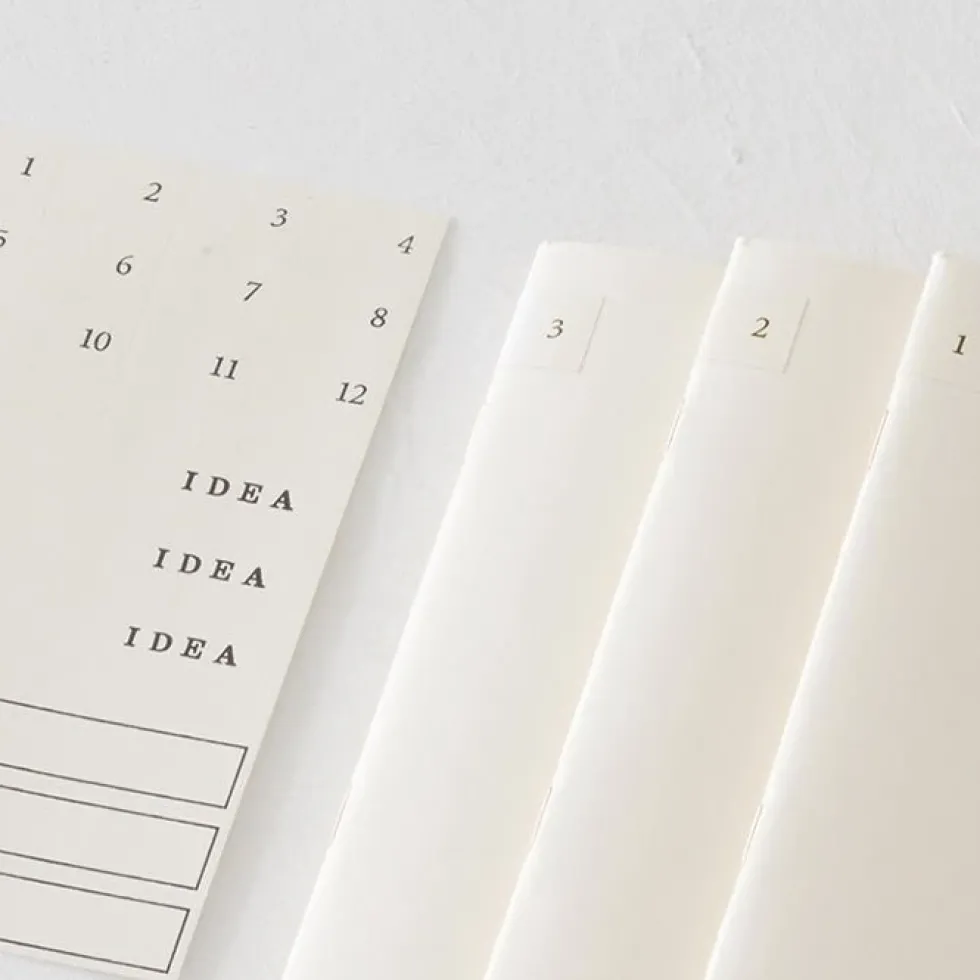 MD Notebook Light B6 Slim Blank (Pack of 3)