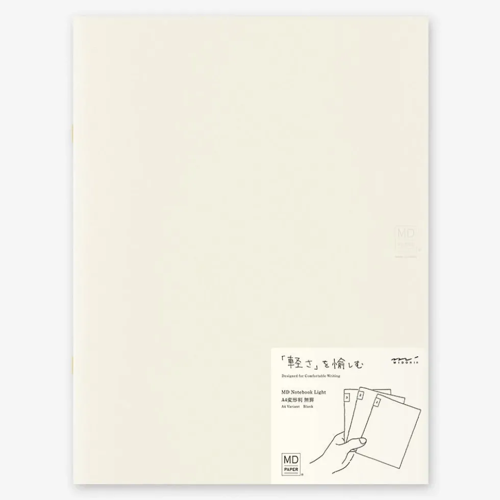 MD Notebook Light Variant A4 Blank (set of 3)