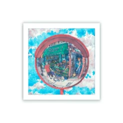 Meet Cute Giclée Print 22x22