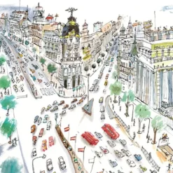 Metrópolis Día Giclée Print