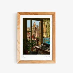 Mi Balcón de la Gran Vía Fine Art Print