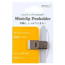 Mini Clip Pen Holder Black