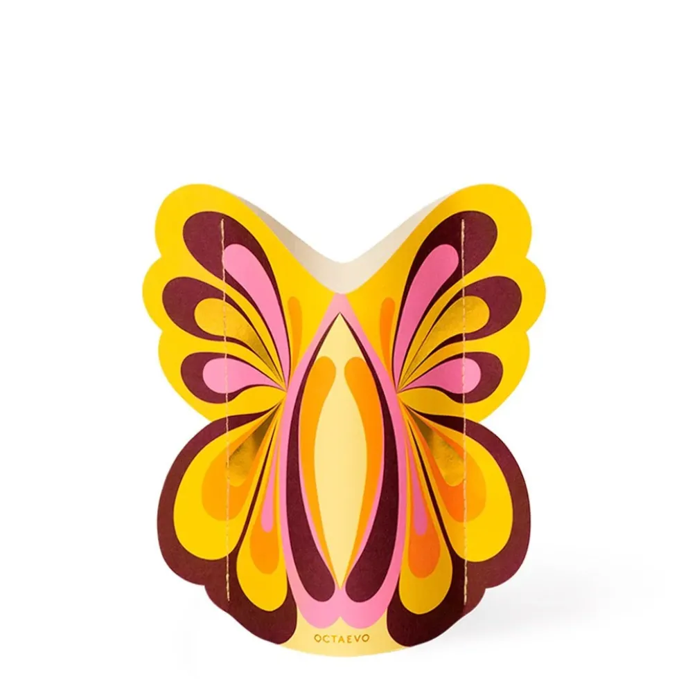 Mini Paper Vase Butterfly