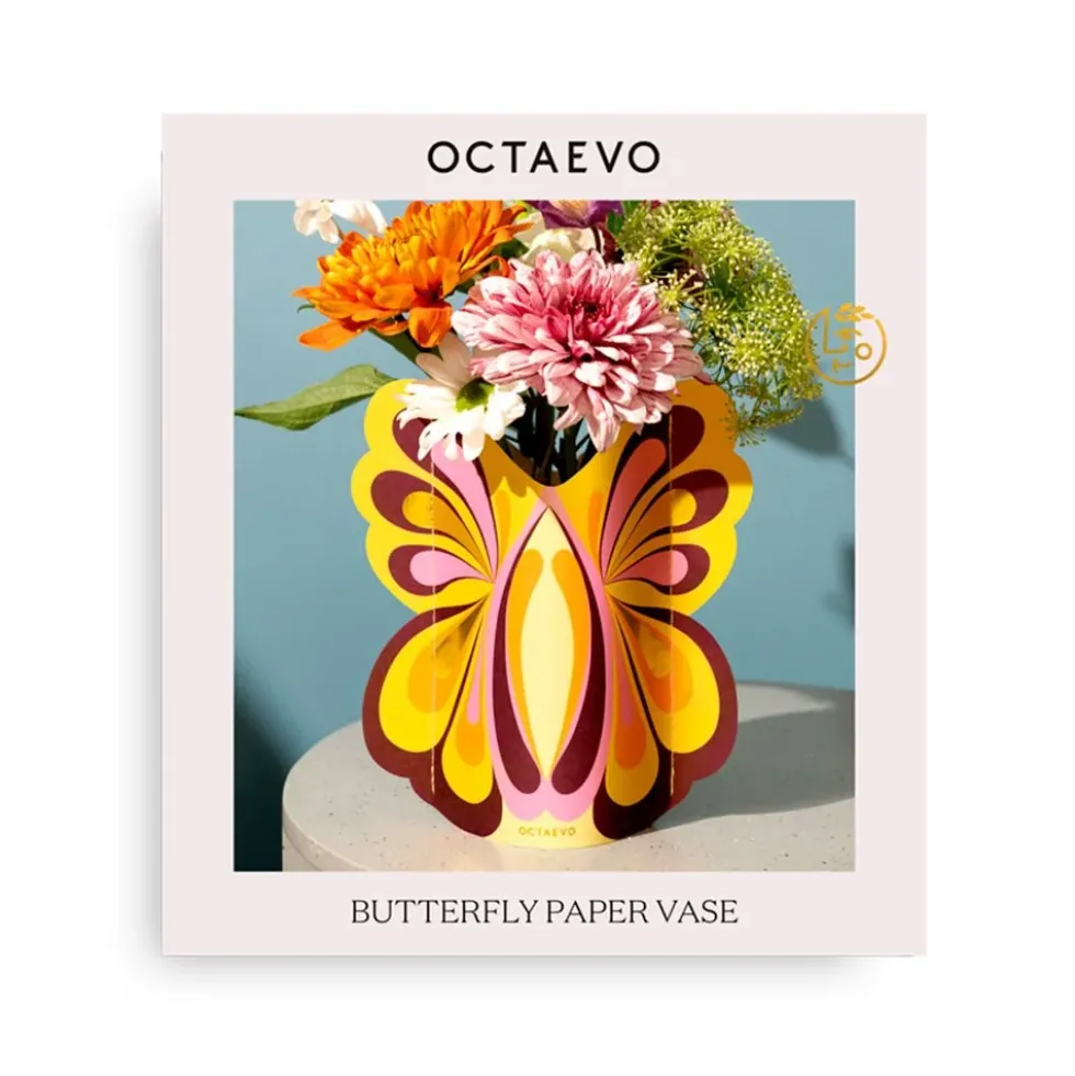 Mini Paper Vase Butterfly
