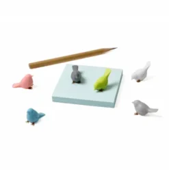 Mini Sparrow Message Magnets Pastel