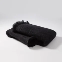 Mohair Foulard Black 027 18x170