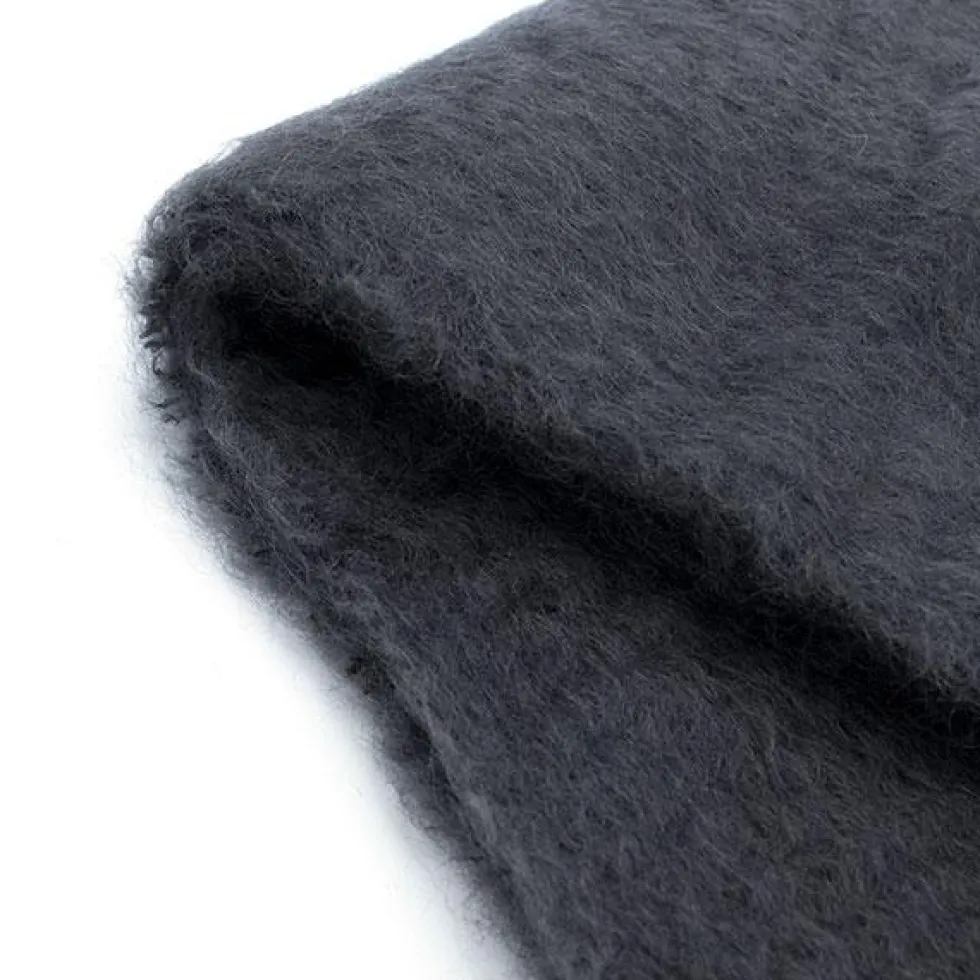 Mohair Foulard Bluish Dark Grey 315 18x170