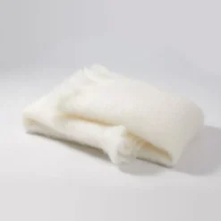Mohair Foulard Pure White 001 18x170