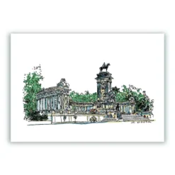 Monumento a Alfonso XII - El Retiro Giclée Print