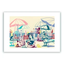 Morning At The Beach Giclée Print