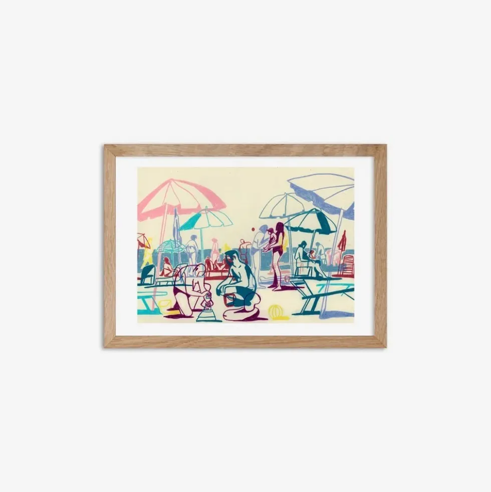 Morning At The Beach Giclée Print