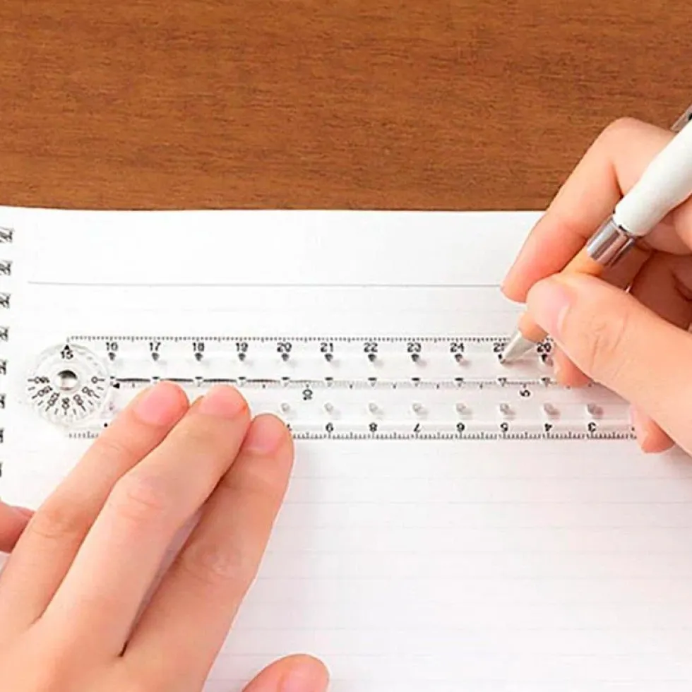 Multi Ruler 30cm Clear