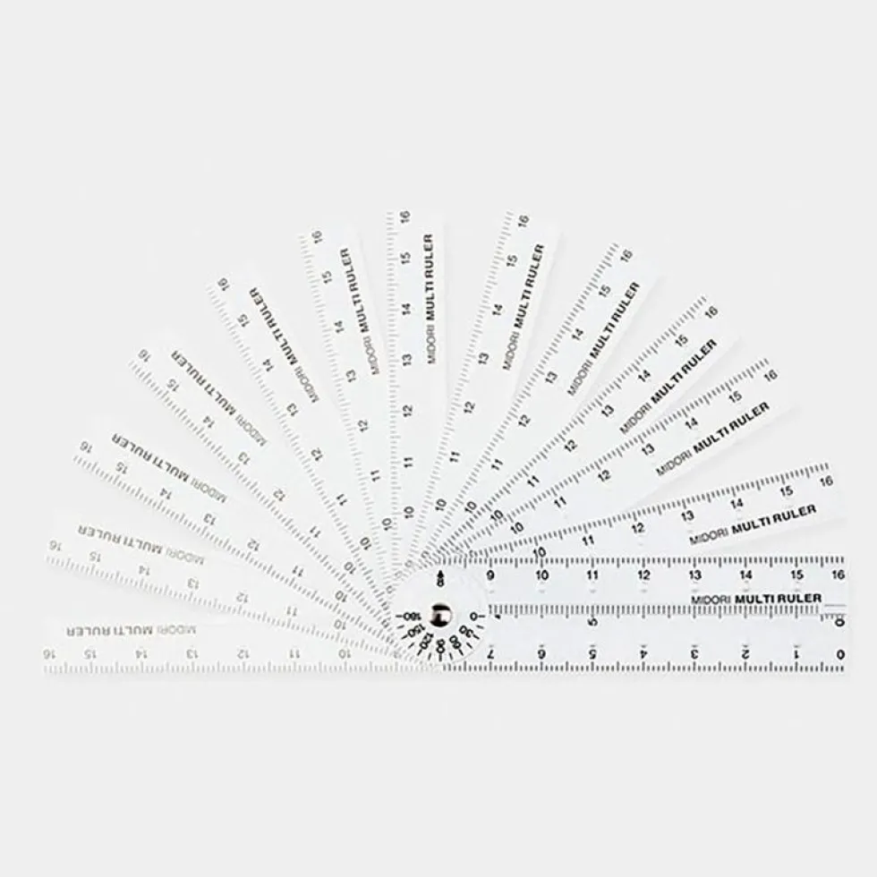 Multi Ruler 30cm Clear