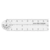 Multi Ruler 16cm Clear