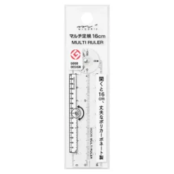 Multi Ruler 16cm Clear