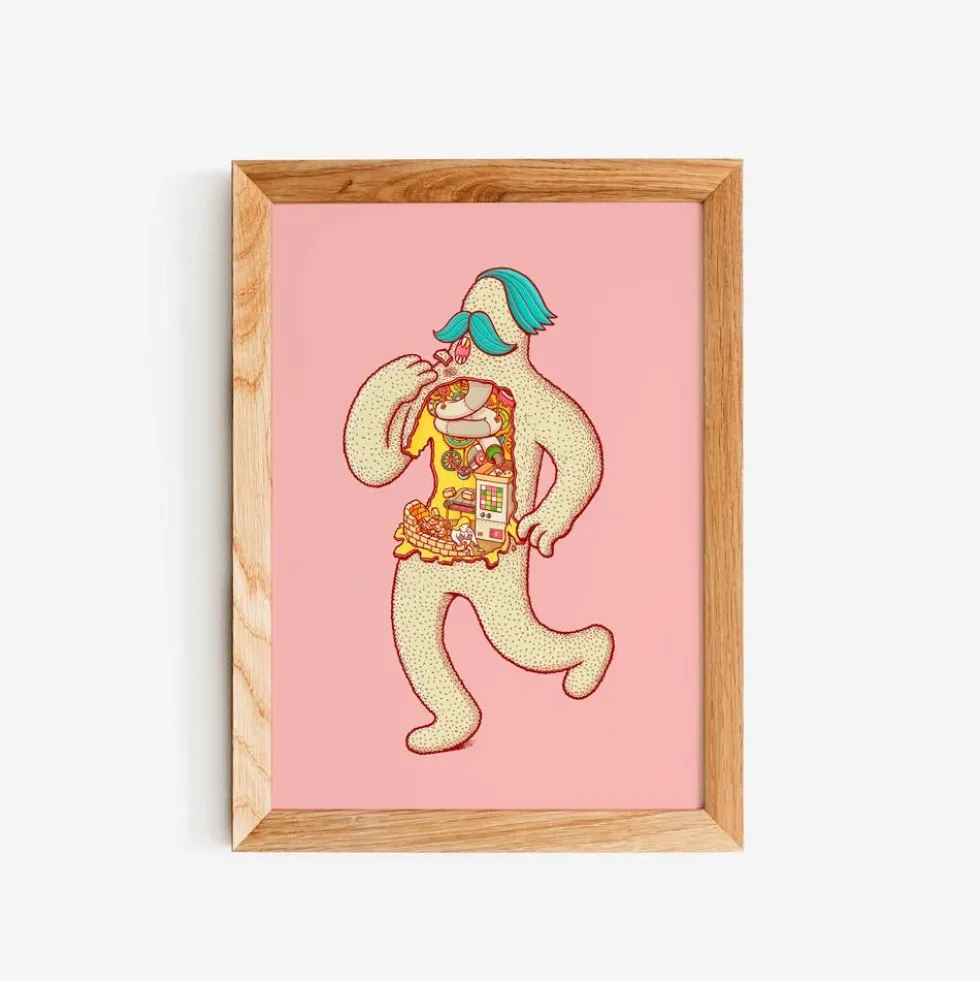 Mustache Giclée Print