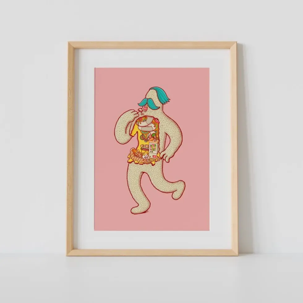 Mustache Giclée Print