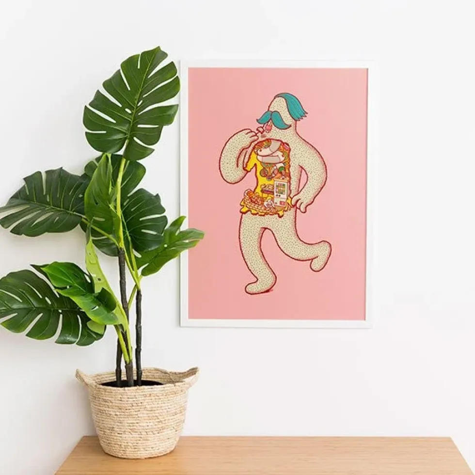 Mustache Giclée Print