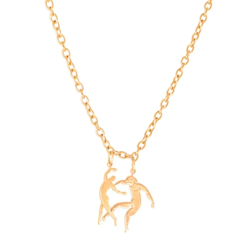 Necklace Together Gold Big