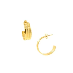 Nike Gold Earrings
