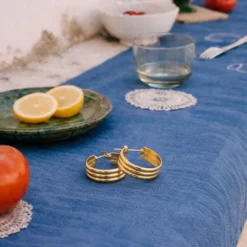 Nike Gold Earrings