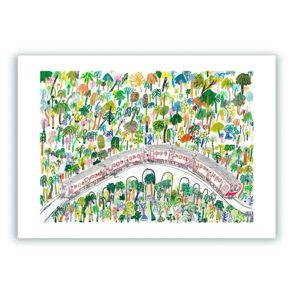 Nine Arch Bridge, Ella, Sri Lanka Giclée Print A3