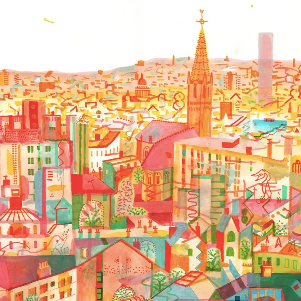 Noon View Giclée Print